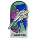 City Of Catalina, CA Catalina Island Translucent Dolphins Pin